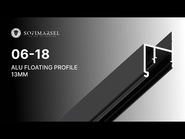 06-18 PRO PROFILE FOR COVE PERIMETER LIGHTING WITH 12MM DIFFUSER (WALL MOUNTED)