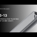06-13 PROFILE FOR "LINEAR LIGHTING" WITH 25MM DIFFUSER