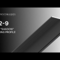 5 02-9 ALU “SHADOW” CEILING PROFILE 02-9 SHADOW PROFILE 5MM (CEILING MOUNTED)