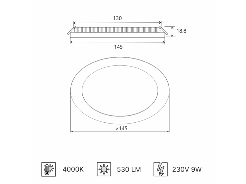 L01-2 RECESSED LED