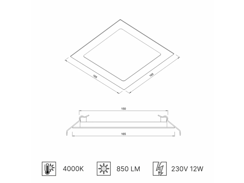 L02-1 RECESSED LED