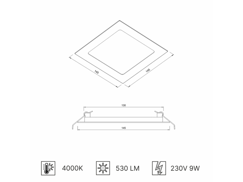 L02-2 RECESSED LED