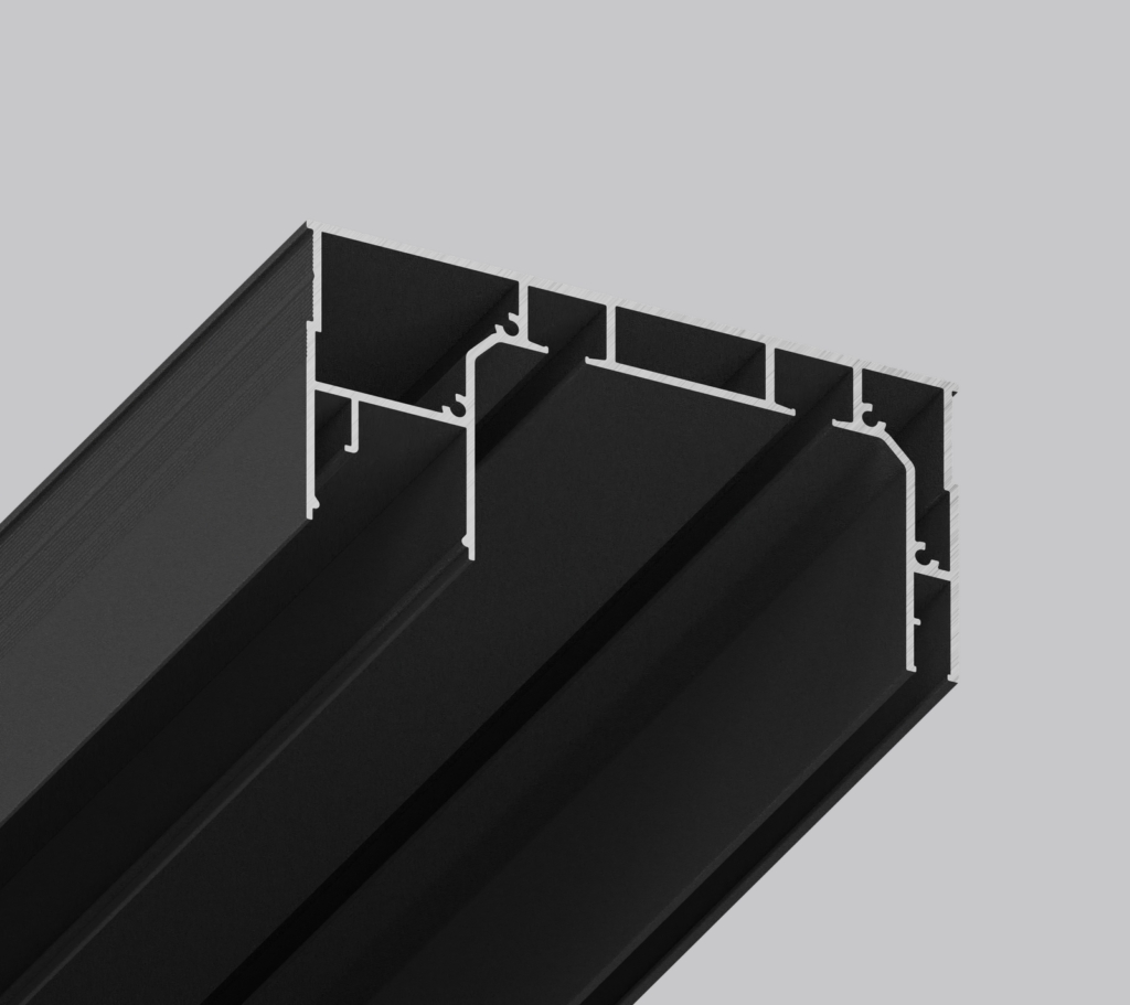 09-3 PRO HIDDEN CURTAIN PROFILE WITH 25 MM DIFFUSER