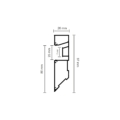 05-6 PRO PROFILE FOR MULTILEVEL CEILINGS WITH 25MM DIFFUSER