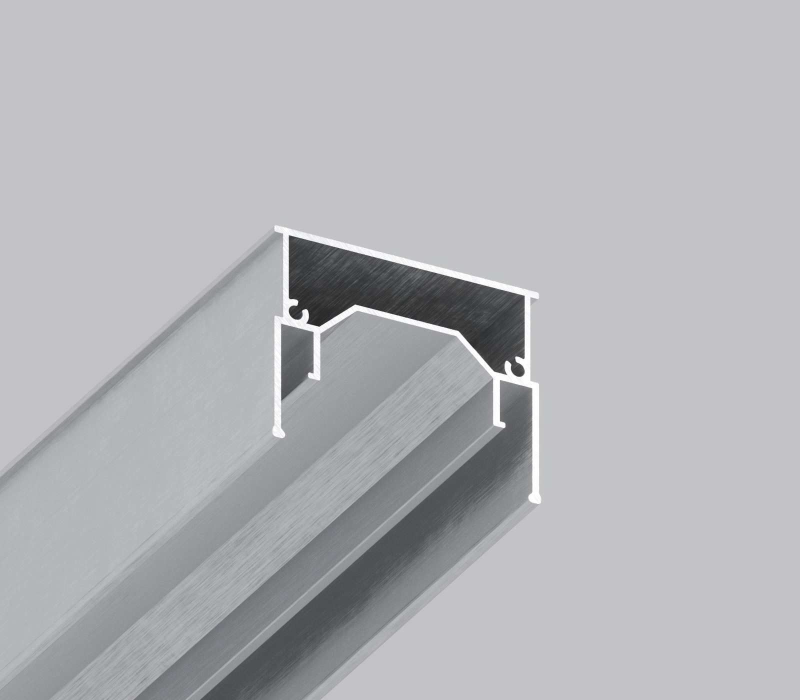 06-8 PROFILE FOR "LINEAR LIGHTING" WITH 47MM DIFFUSER