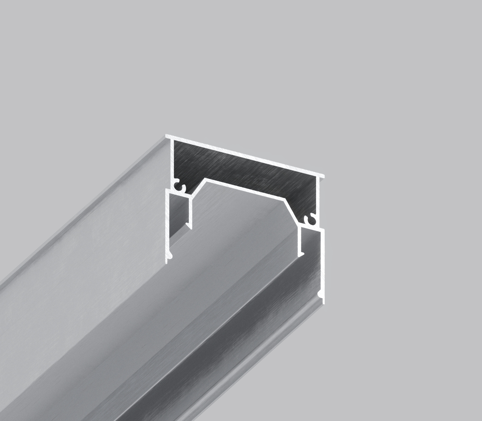 06-8 DEEP PROFILE FOR "LINEAR LIGHTING" WITH 47MM DIFFUSER