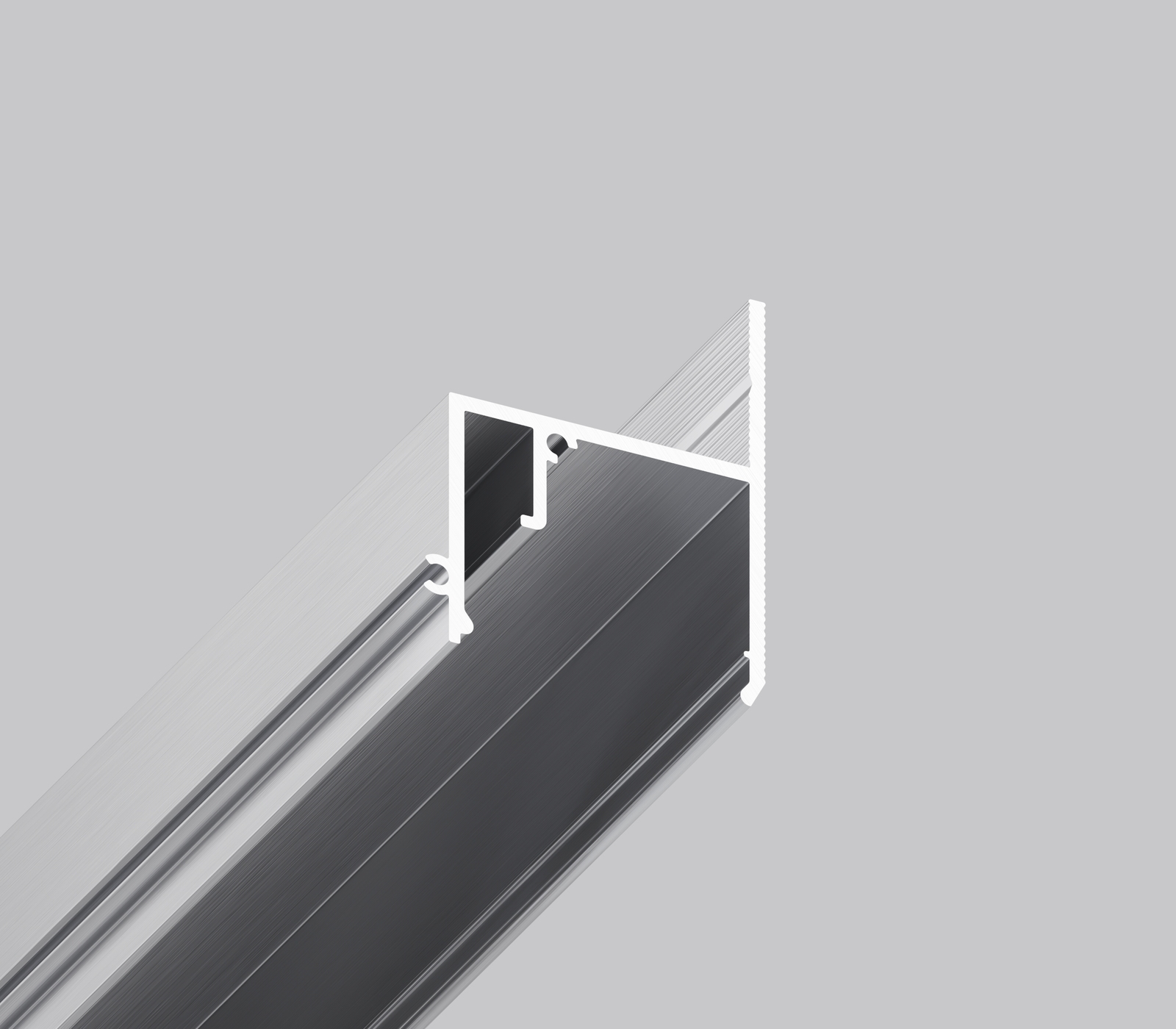 06-14 DEEP CONTOUR PROFILE WITH 25MM DIFFUSER (WALL MOUNTED)