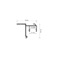 06-22 PROFILE FOR COVE PERIMETER LIGHTING WITH 12 MM DIFFUSER (CEILING MOUNTED)