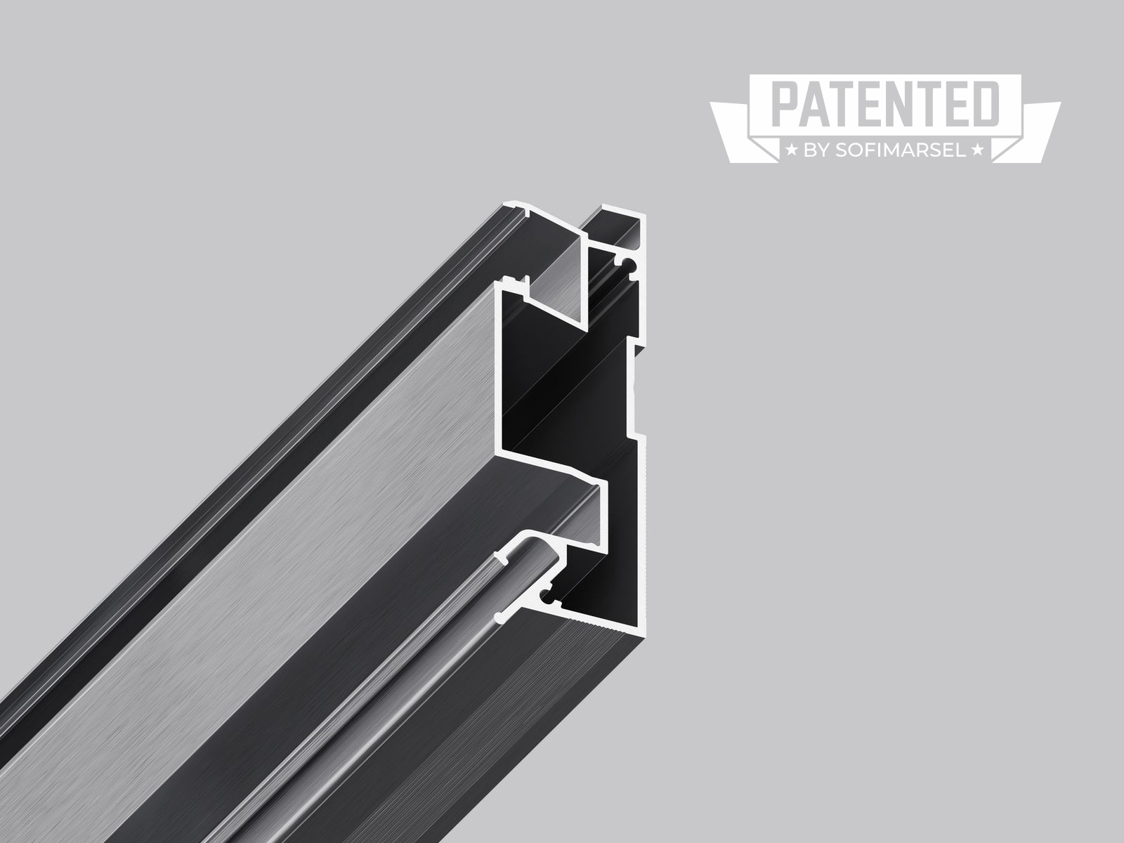 05-8 MULTILEVEL PROFILE "MULTISNAP" WITH 12MM DIFFUSER