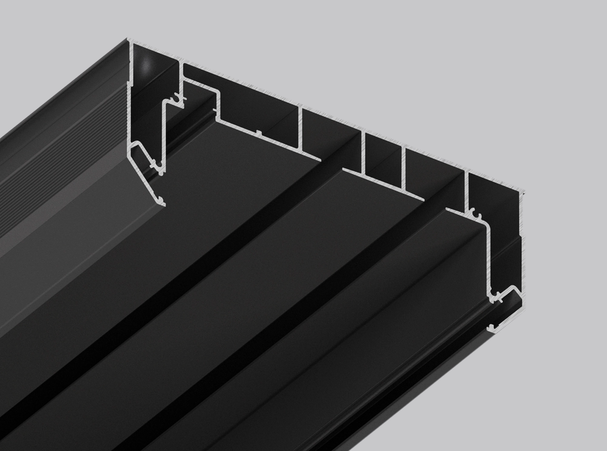 09-14 MAX CURTAIN PROFILE  WITH 12 MM DIFFUSER