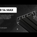 09-14 MAX CURTAIN PROFILE  WITH 12 MM DIFFUSER