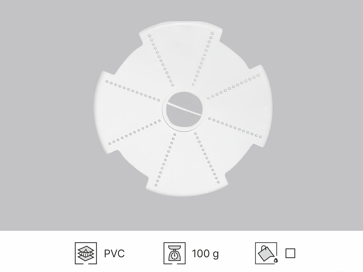 CHANDELIER SUPPORT CIRCLE 200X200MM