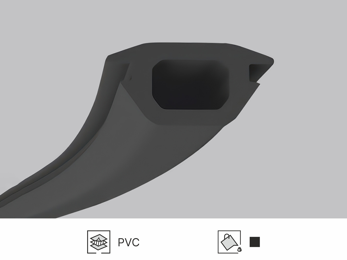 T-347 MASKING TAPE, BLACK FOR SEPARATING PROFILE