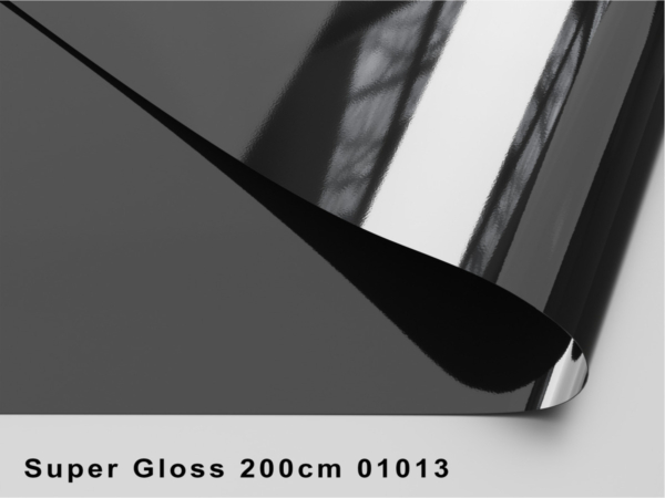 STRETCH CEILING SUPER GLOSS BLACK 200CM