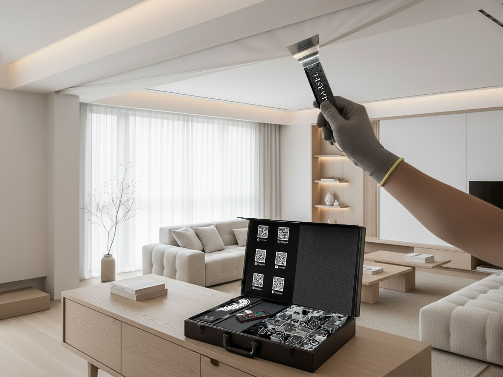 STRETCH CEILING MAT 320CM M303