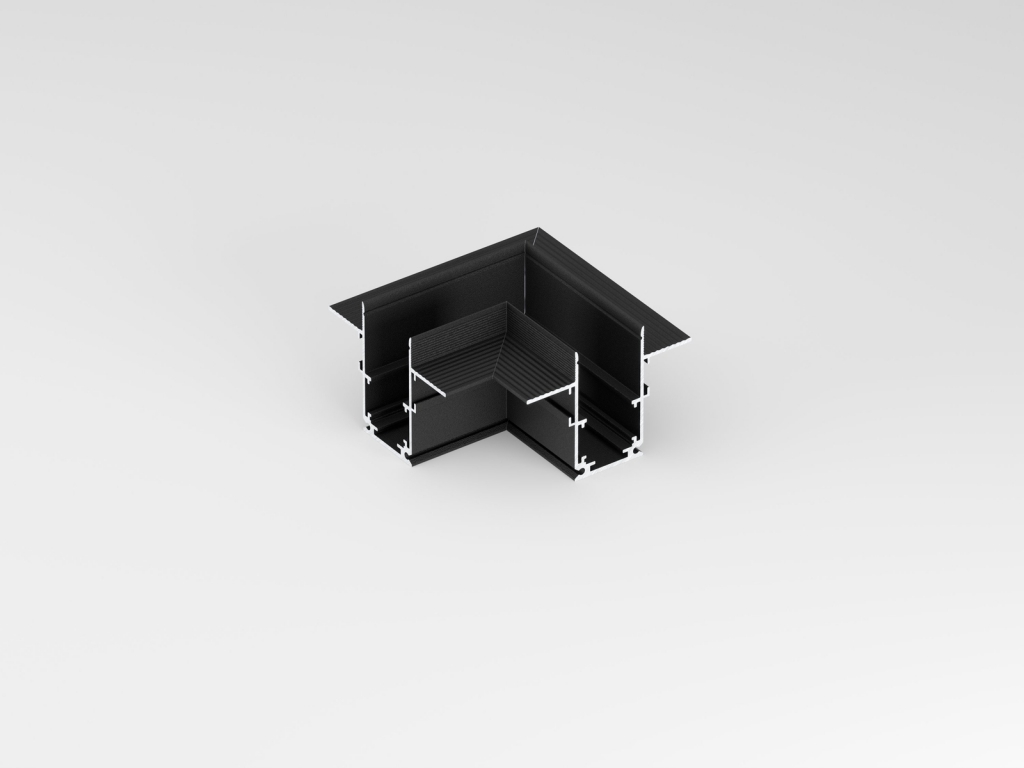 MC01-2 PREMANUFACTURED CORNER OF MAGNETIC TRACK RAIL FOR PLASTERBOARD (11 ММ)