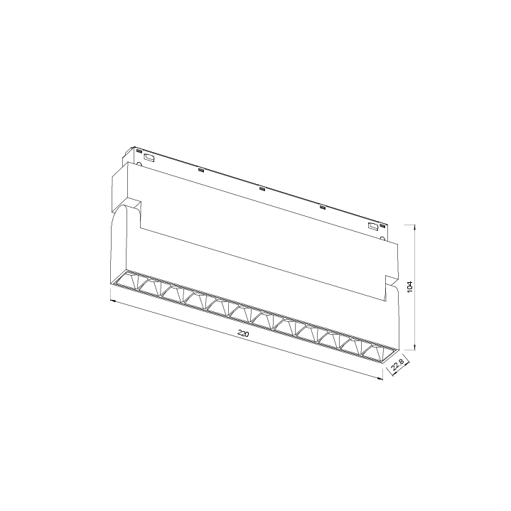 ML03-1 MAGNETIC TRACK LIGHT