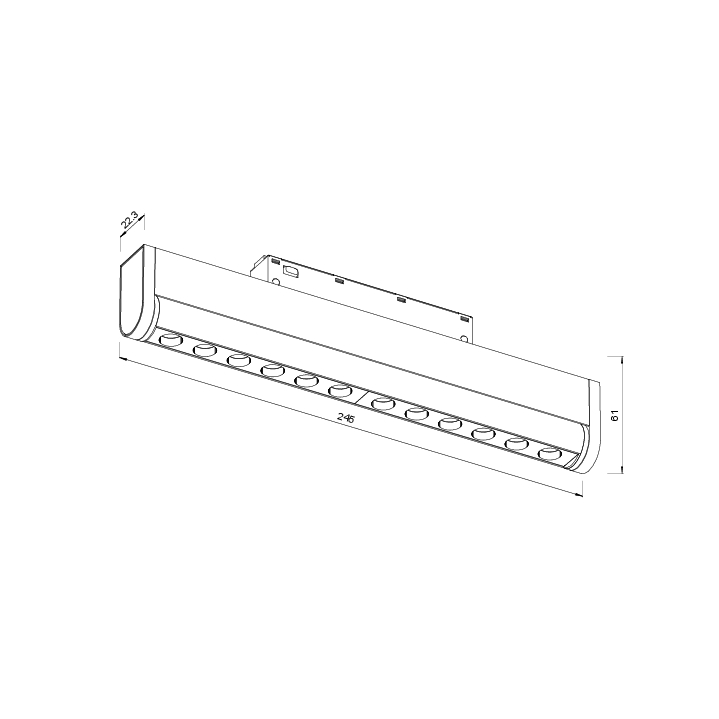 ML05-1/ML05-3 MAGNETIC TRACK LIGHT