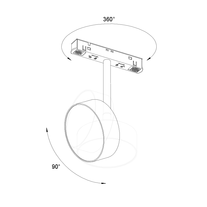 ML08-1/ML08-2 MAGNETIC TRACK LIGHT