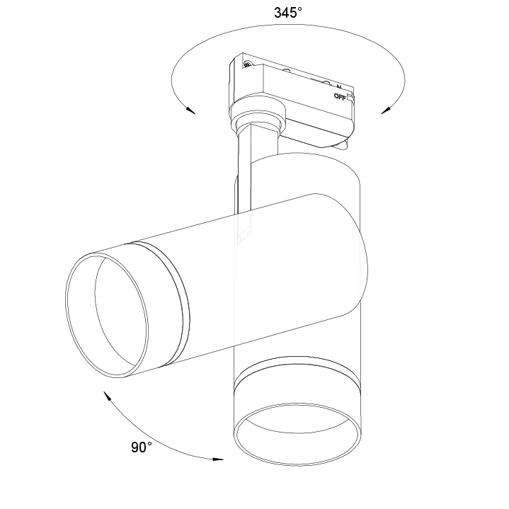TRL01-5/TRL01-6 TRACK HEAD LIGHT