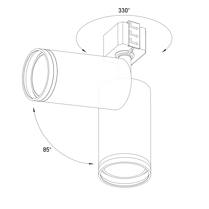 TRL01-7/TRL01-8 TRACK HEAD LIGHT