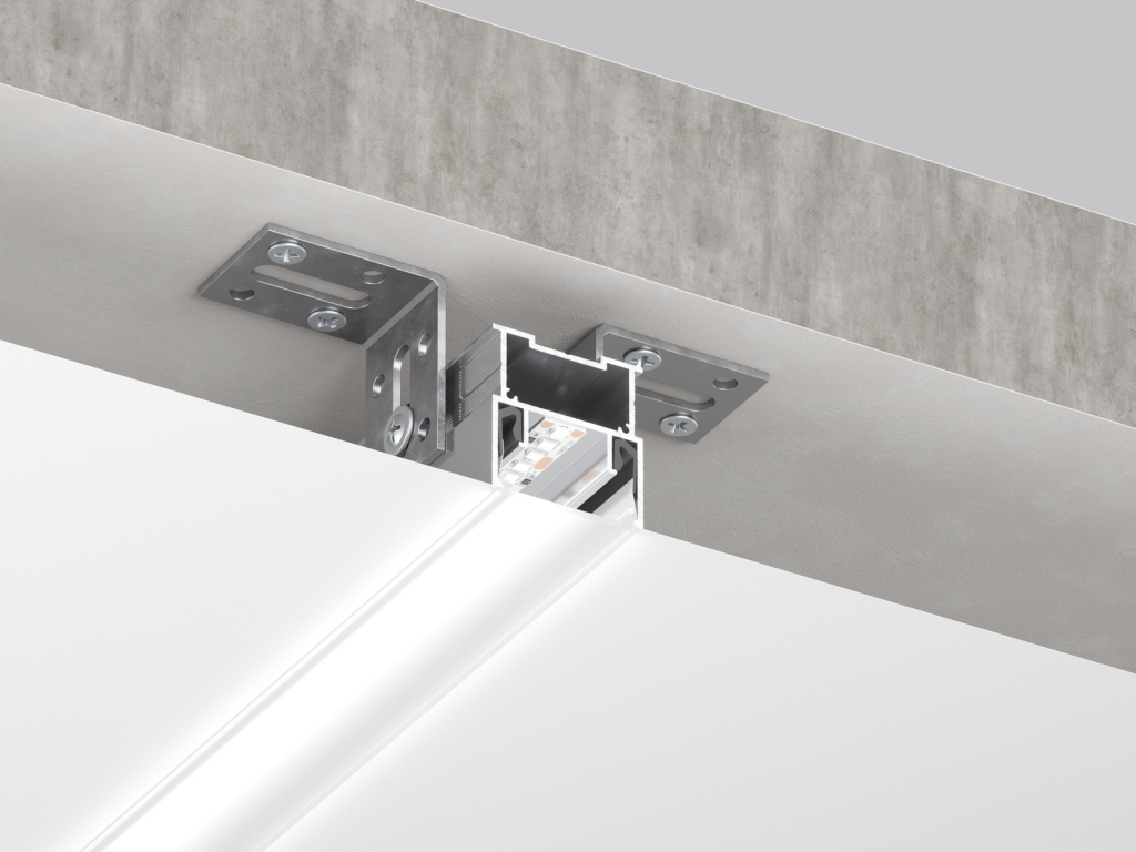 06-19 PROFILE FOR "LINEAR LIGHTING" WITH 33MM DIFFUSER