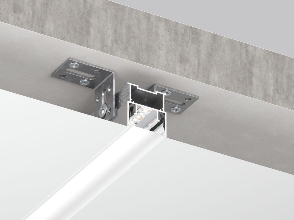 06-19 DEEP PROFILE FOR "LINEAR LIGHTING" WITH 33MM DIFFUSER